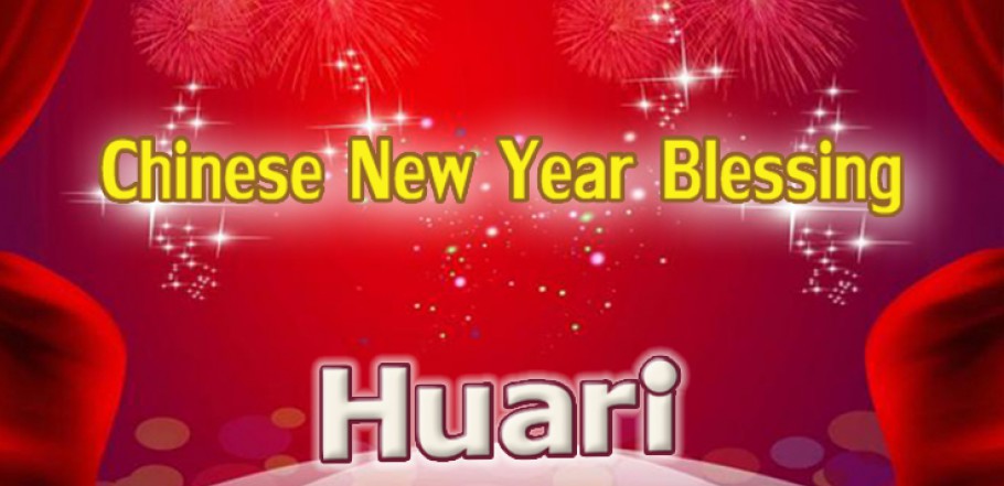 Chinese New Year Blessing From Huari Refrigerator